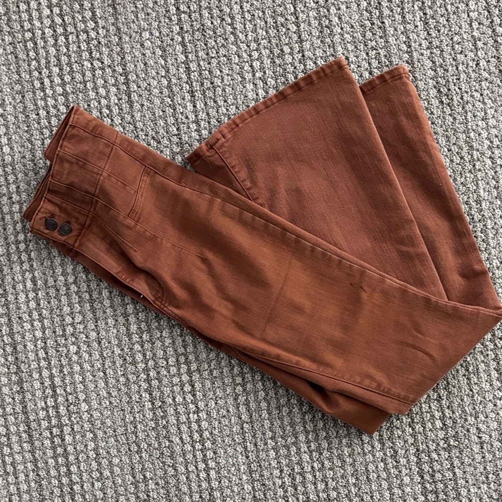 We The Free Flare Jeans in Warm Brown
